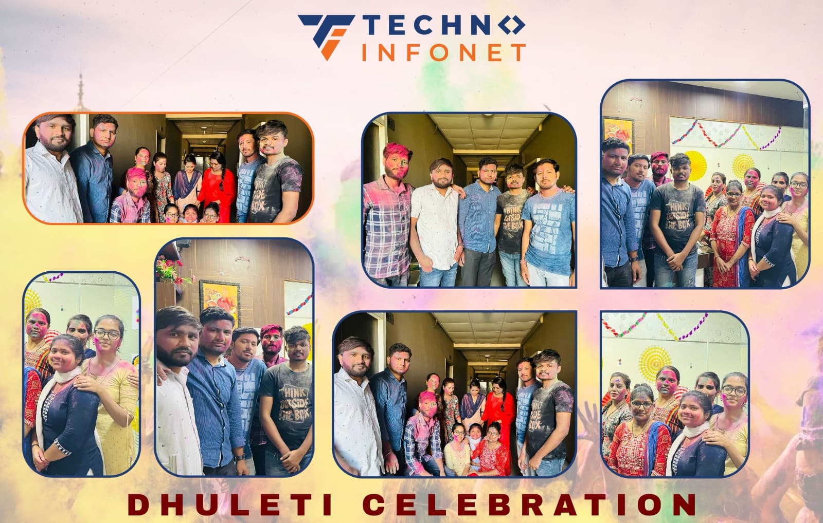 Celebration The Festival of Colours – Holi At Techno Infonet